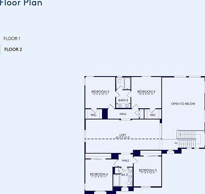 Messina Floor Plan, Quick Move-In Home, Floor 2