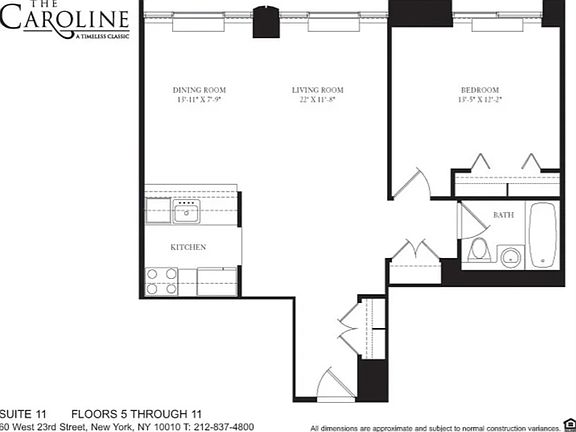 2nd image of 60 W 23rd St APT 511