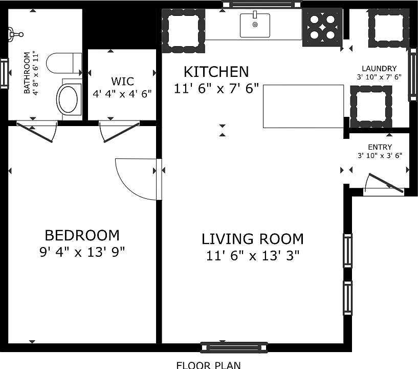 1 bed, 700 sqft, $1,650 — Photo 3