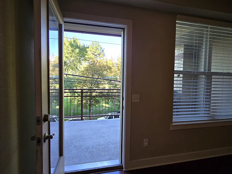 Balcony doorway