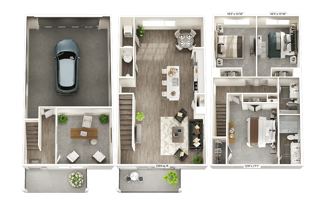 Floor plan Townhome