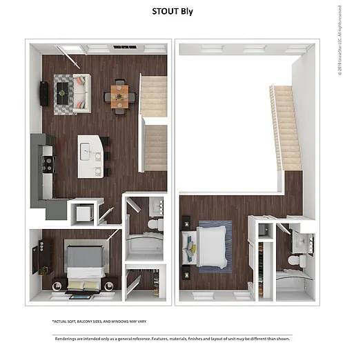 Floor plan Stout BLX