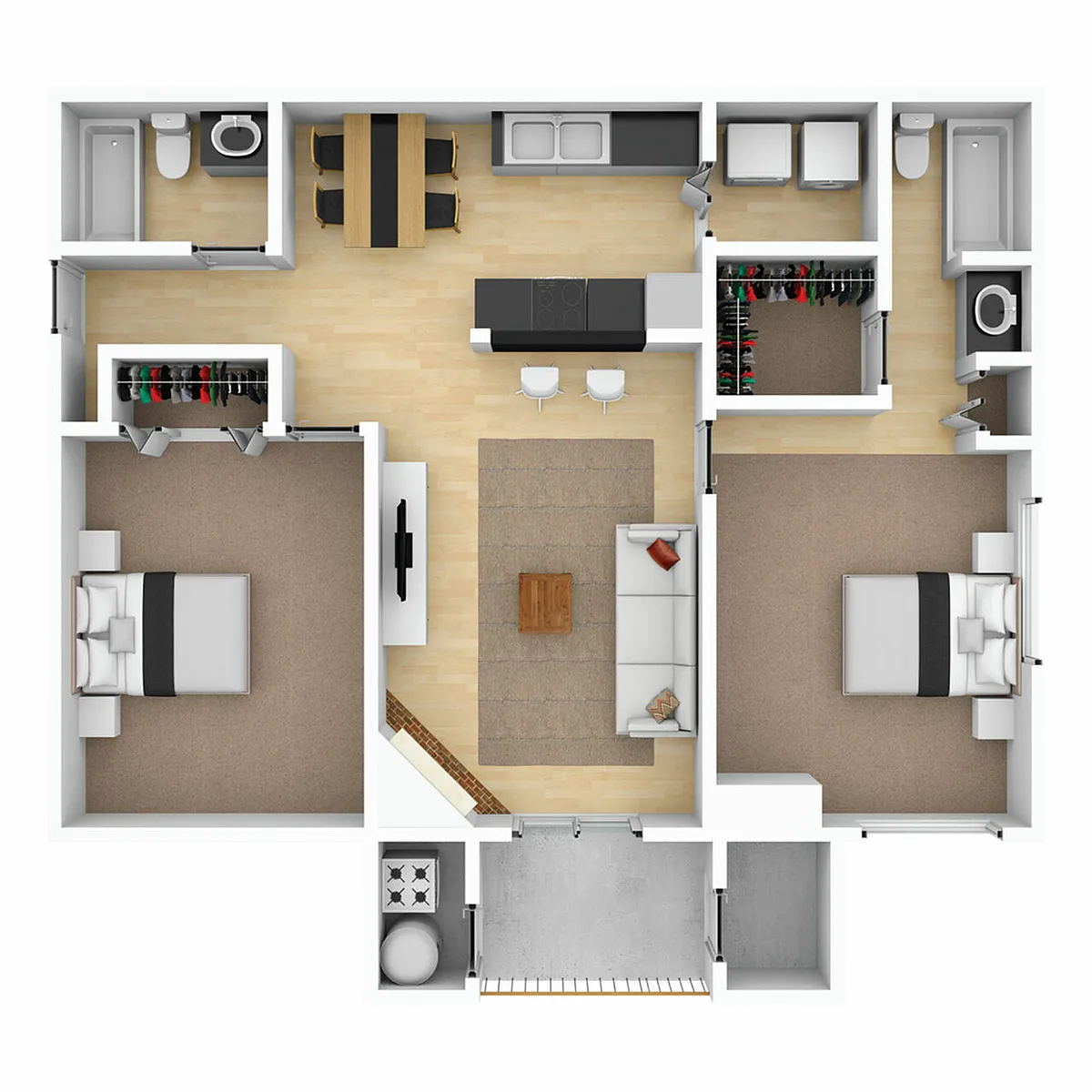 Floor plan 2X2