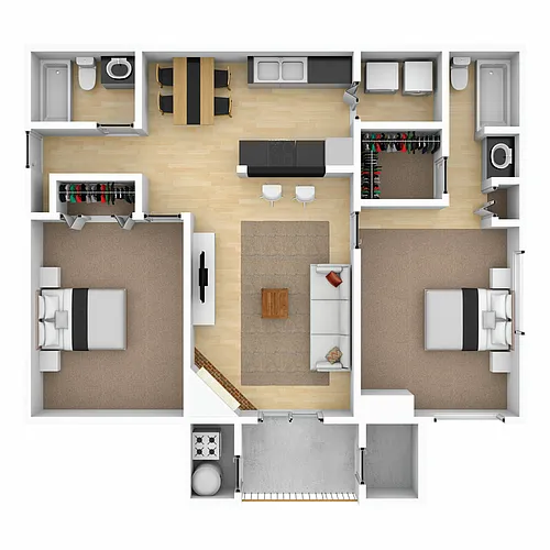 Floor plan 2X2