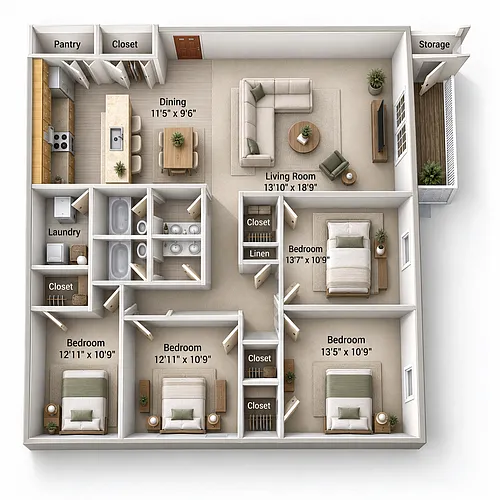 Floor plan Floorplan XX1
