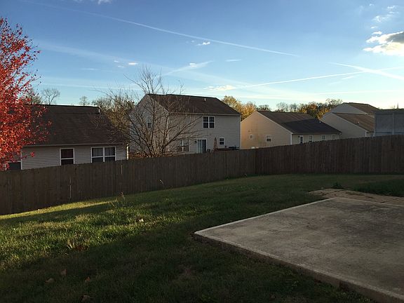 Spacious patio and backyard