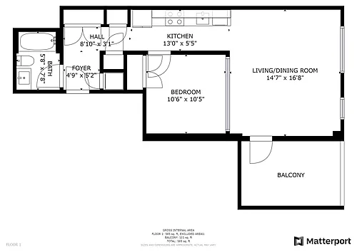 Floor plan 201-501