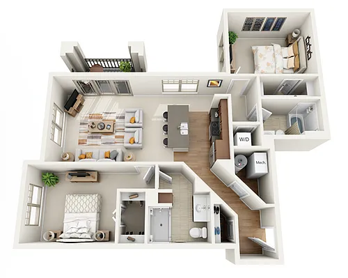 Floor plan 2G