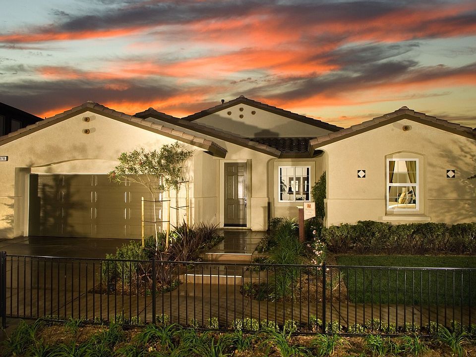 exterior of model home