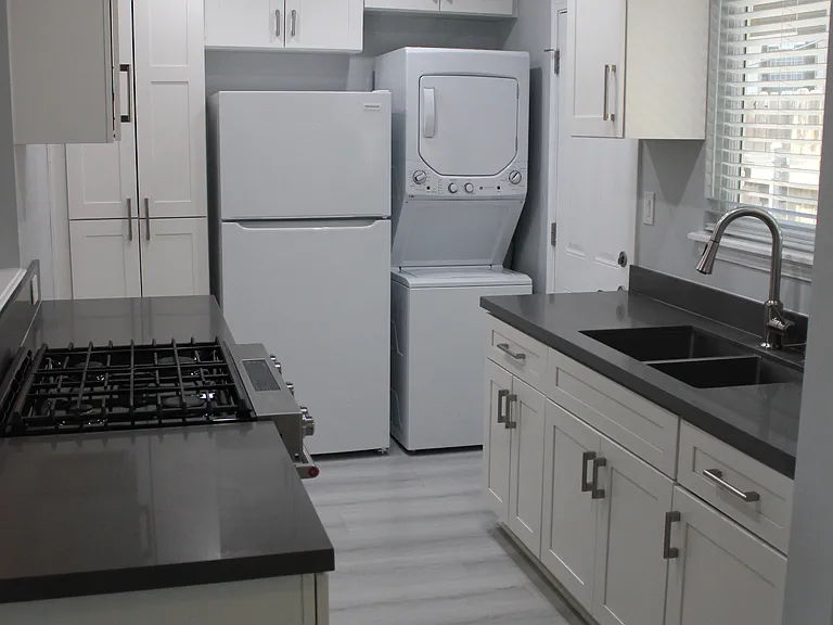 Plenty of cabinet space in this Kitchen