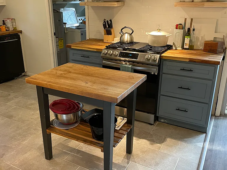 Updated Gas Range + Hood