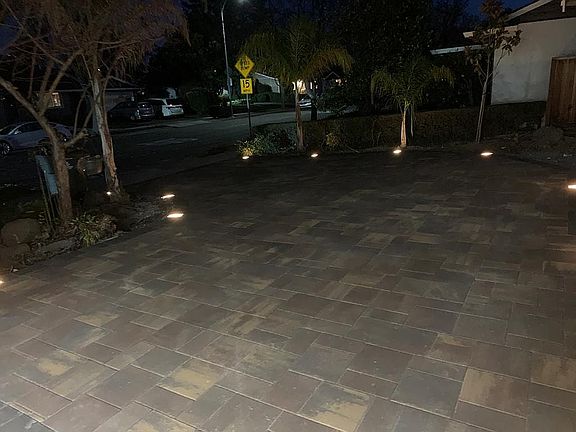Illuminated driveway
