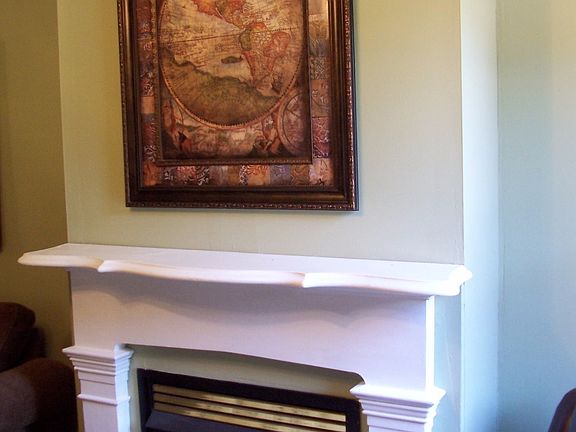 Ventless gas fireplace