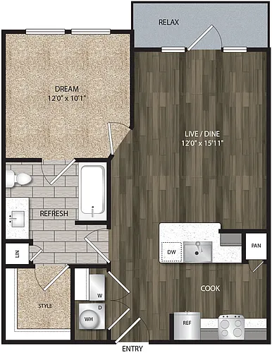 Floor plan A1A