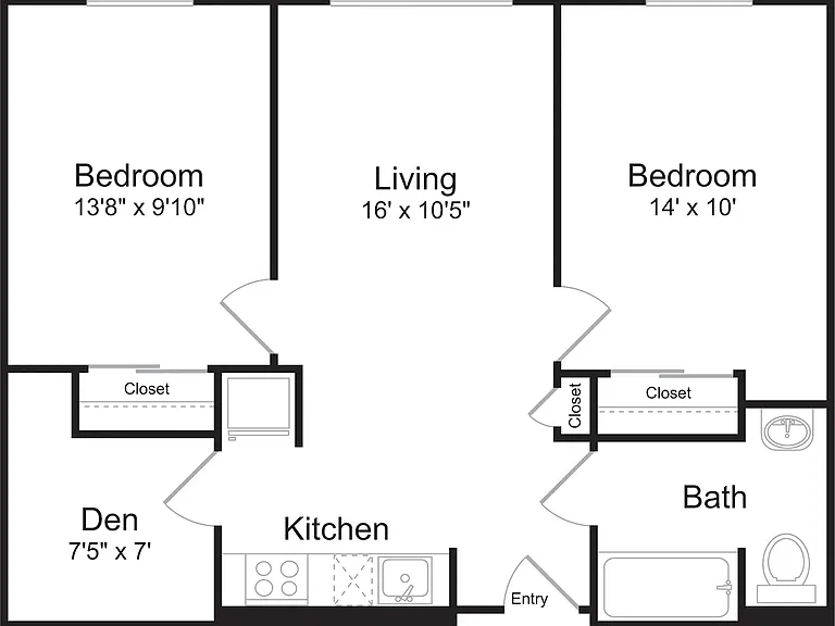 B08 Two Bedroom B08 Two Bedroom