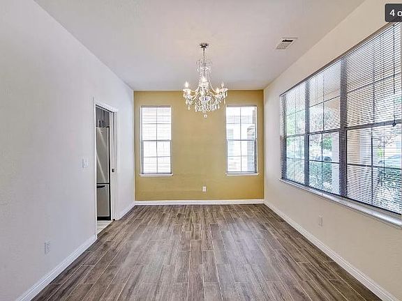 Enjoy a nice meal under our lovely chandelier