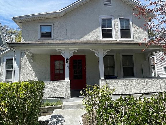 outside newly painted 236 Davis Greenwich