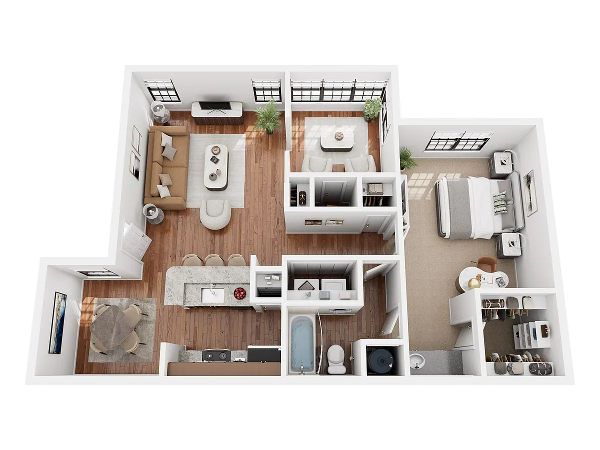 Floor plan Keystone with Sunroom