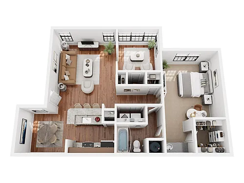 Floor plan Keystone with Sunroom