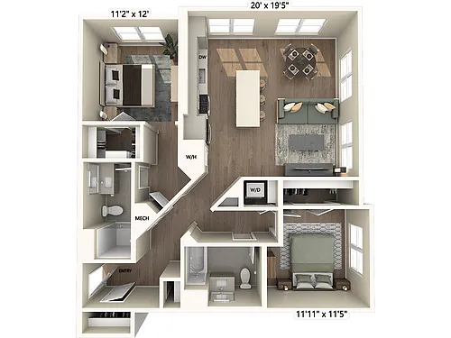 Floor plan B3-Upgrade