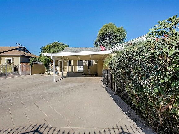 Carport and front yard