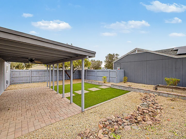 Covered Back Patio