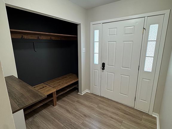 Foyer and front door