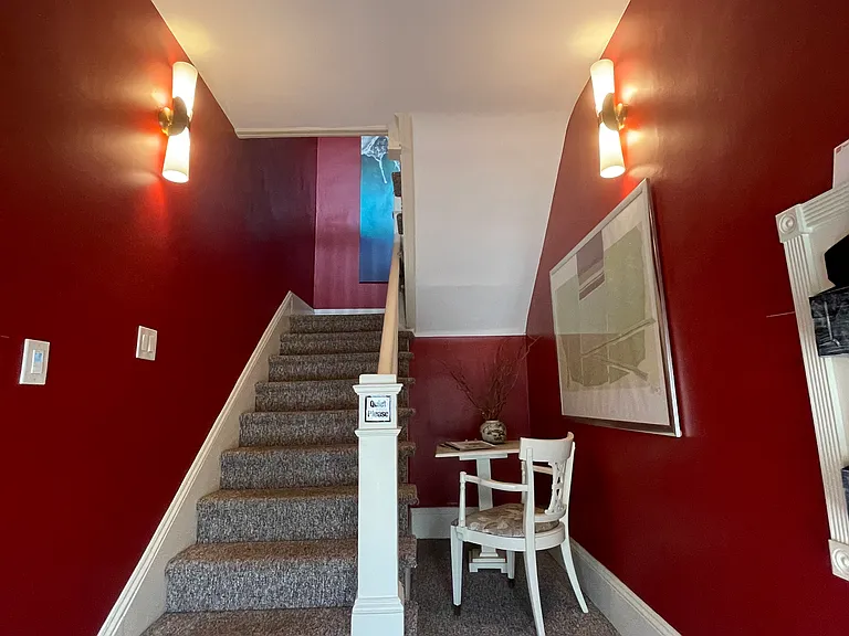 front hallway to upstairs units