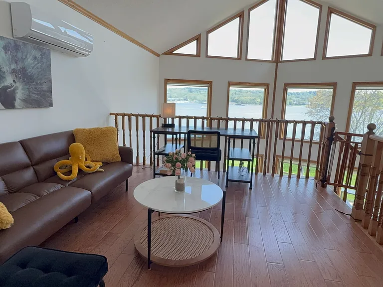 Second floor living room and work/study area