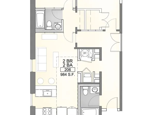 The Junction Apartments, 306 S 24th St #206, Omaha, NE 68131