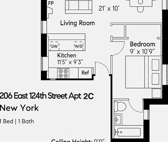 206 E 124th St #2C — Photo 2