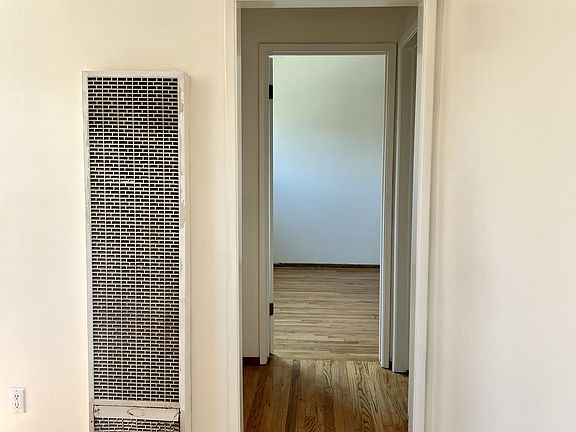 Hallway from living room to bathroom and bedroom