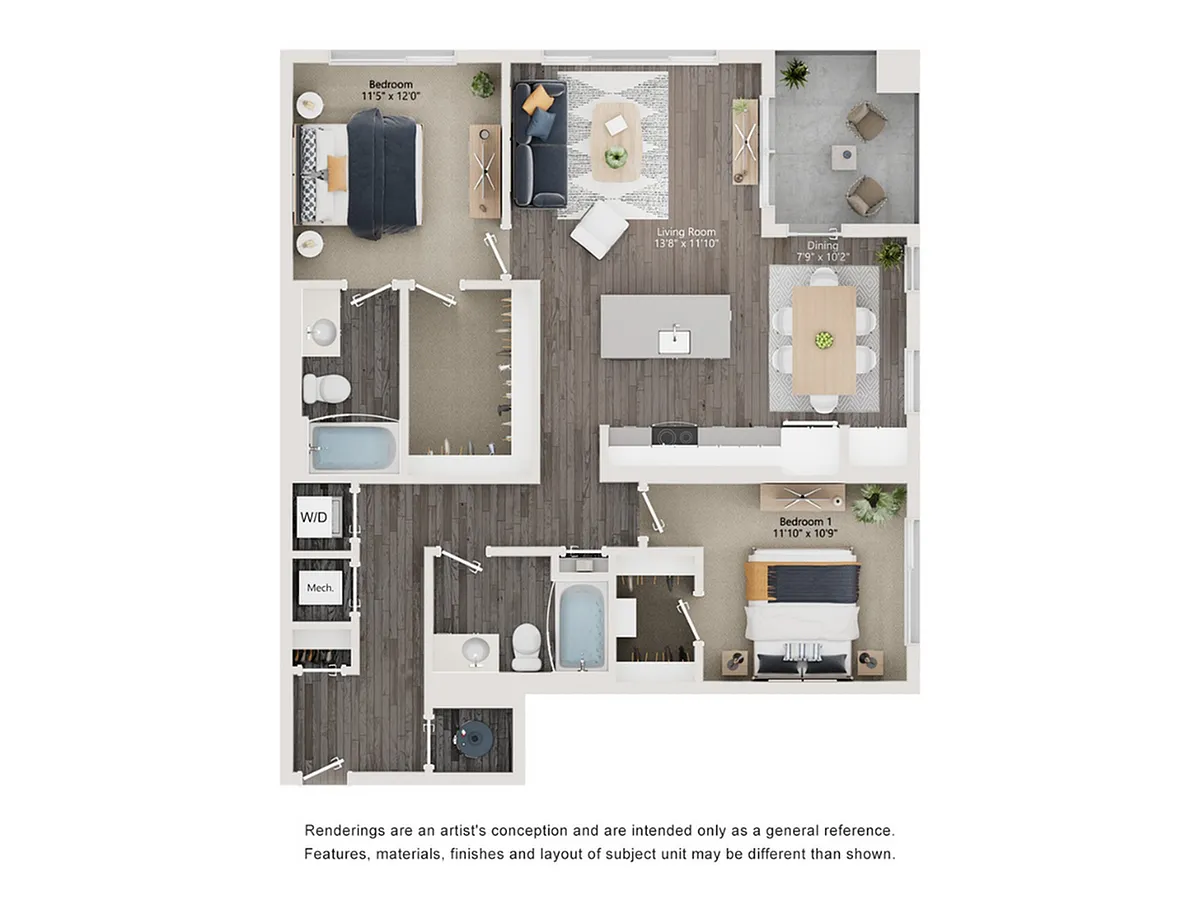 Floor plan B7