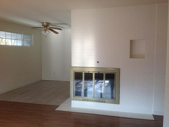 Living room fireplace