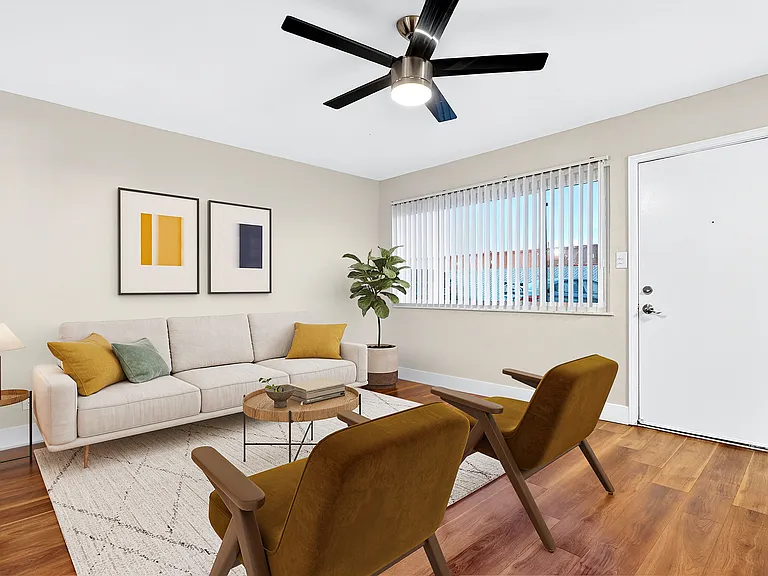 2 bedroom living room