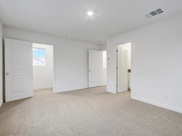 master bedroom and walkin closet