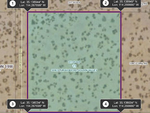 GPS Corner Coordinates