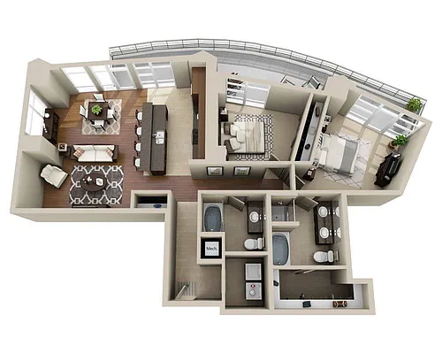 Floor plan Floorplan P