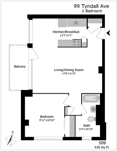 Floor plan 50019A-509