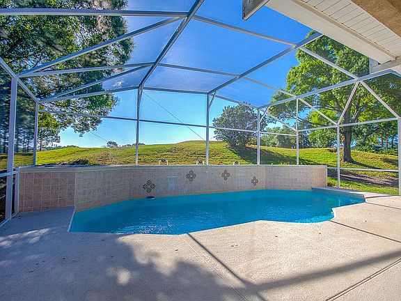 Golf course backyard