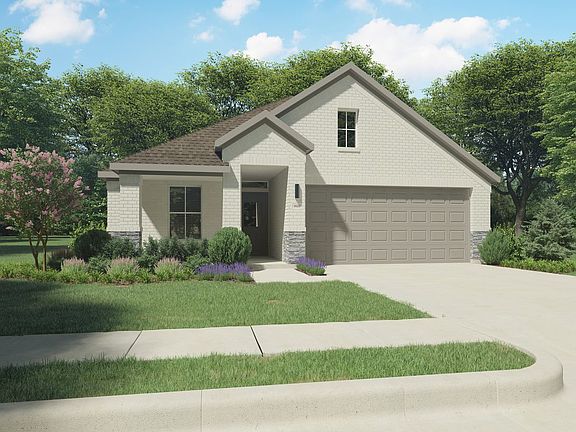 Elevation B in the Quartz Forney home plan by Trophy Signature Homes - REPRESENTATIVE PHOTO