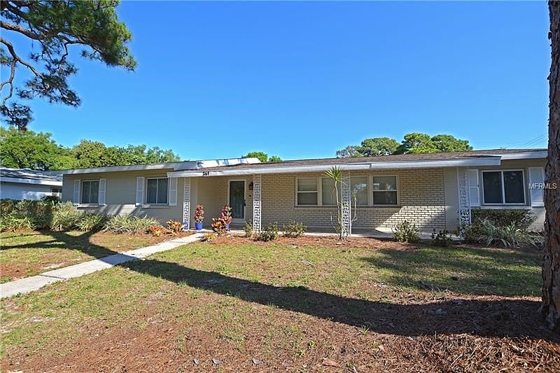 Corner lot with side load garage.