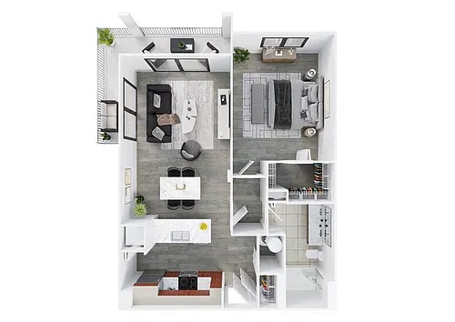 Floor plan A1B