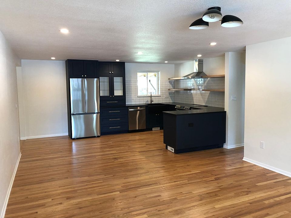 Kitchen and living room