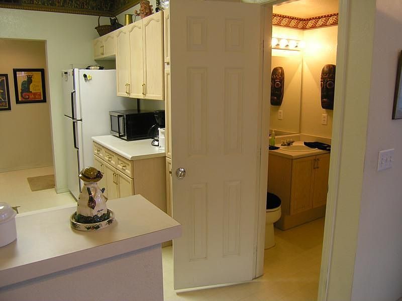 Kitchen and half bath