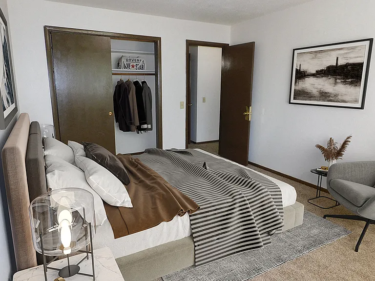 Spacious Bedroom Floorplans Available