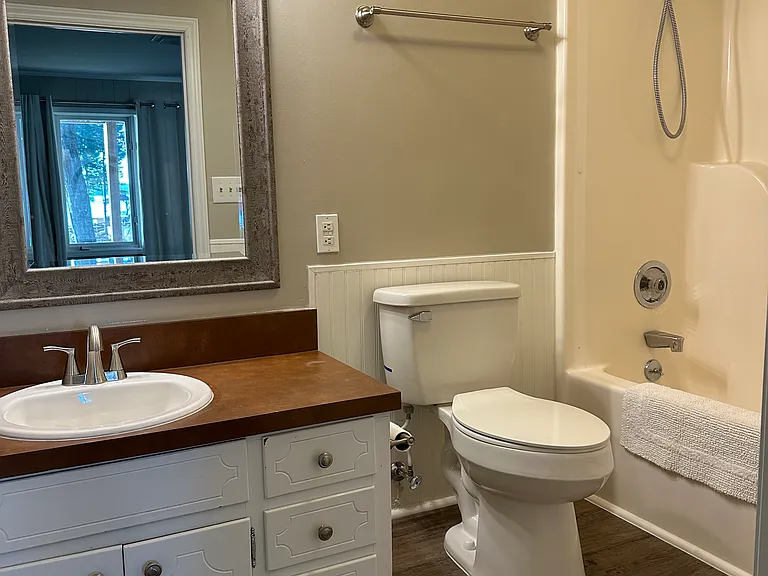 Third floor, lower level bathroom