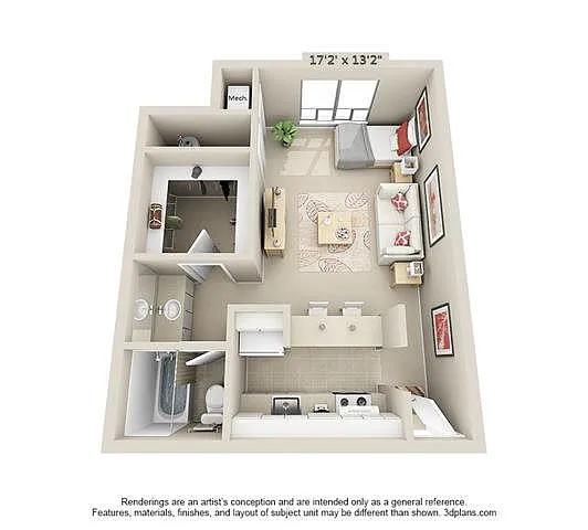 Floor plan Studio