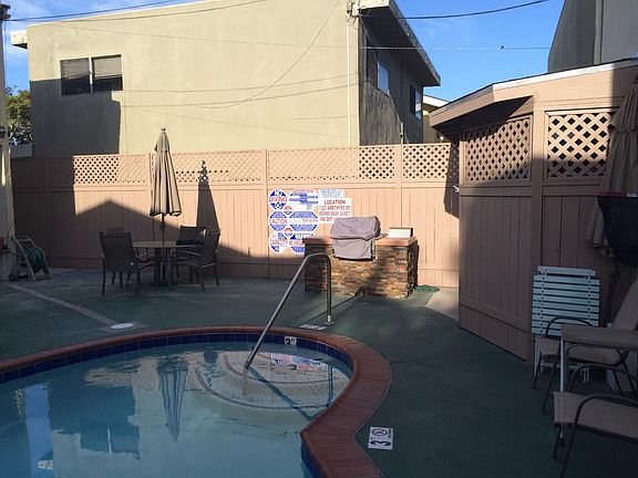 View of pool and our new BBQ Area