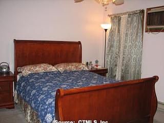 Master bedroom with private deck